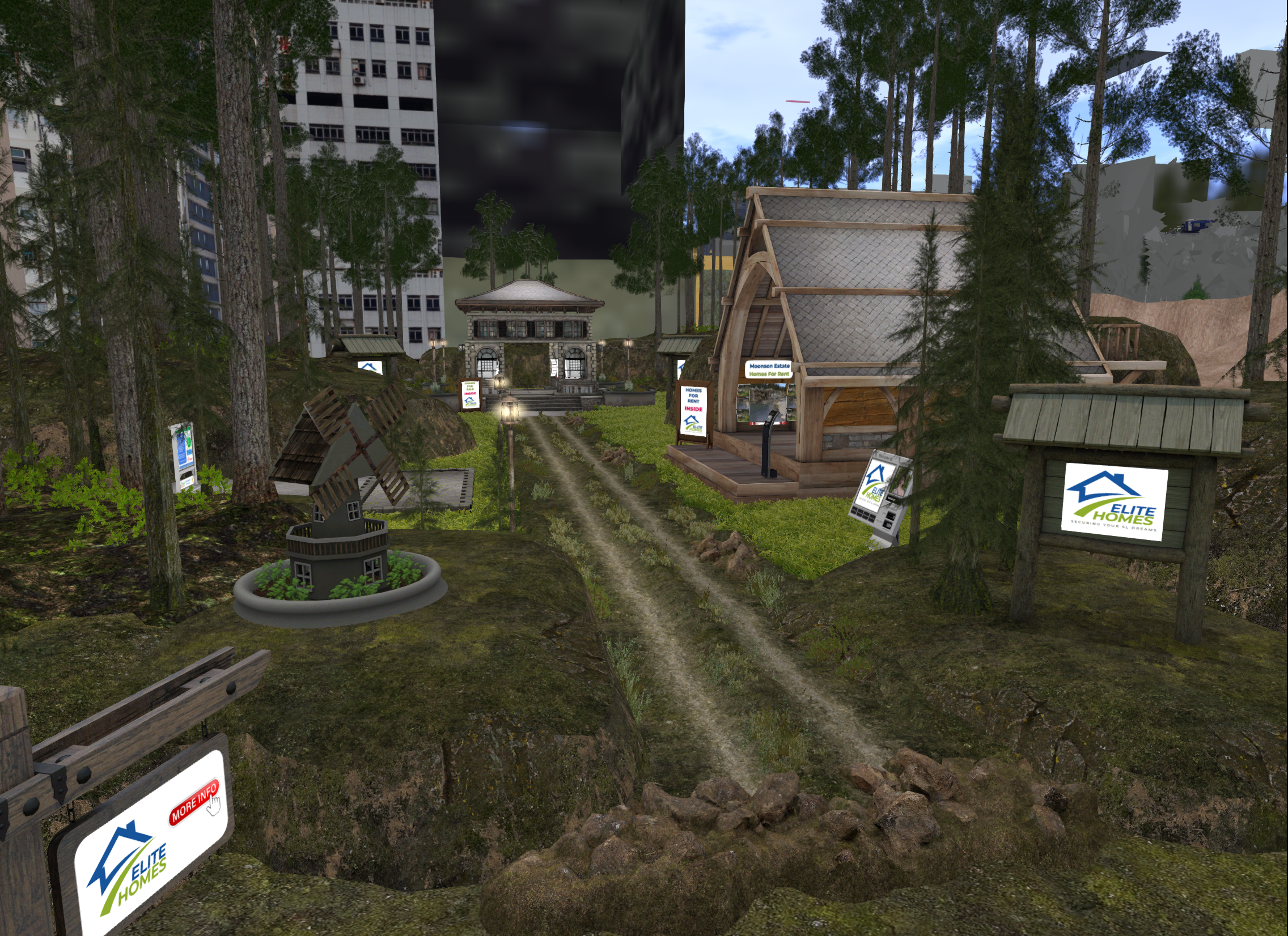 Second Life Elite Homes office